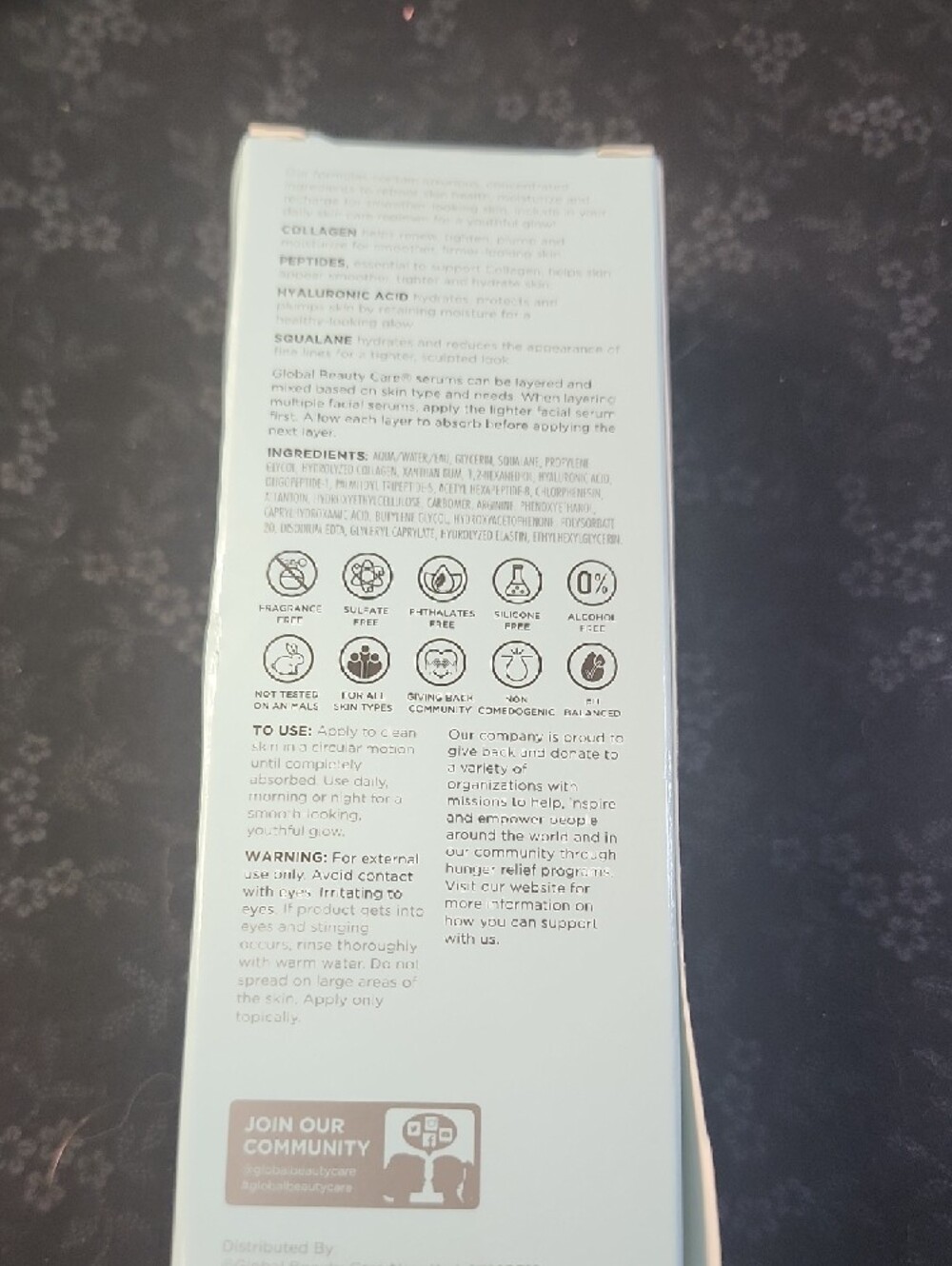 Global Beauty Care Smooth & Lift Collagen Facial Serum - Picture 3 of 4